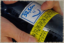 Tomando la medida de la botella